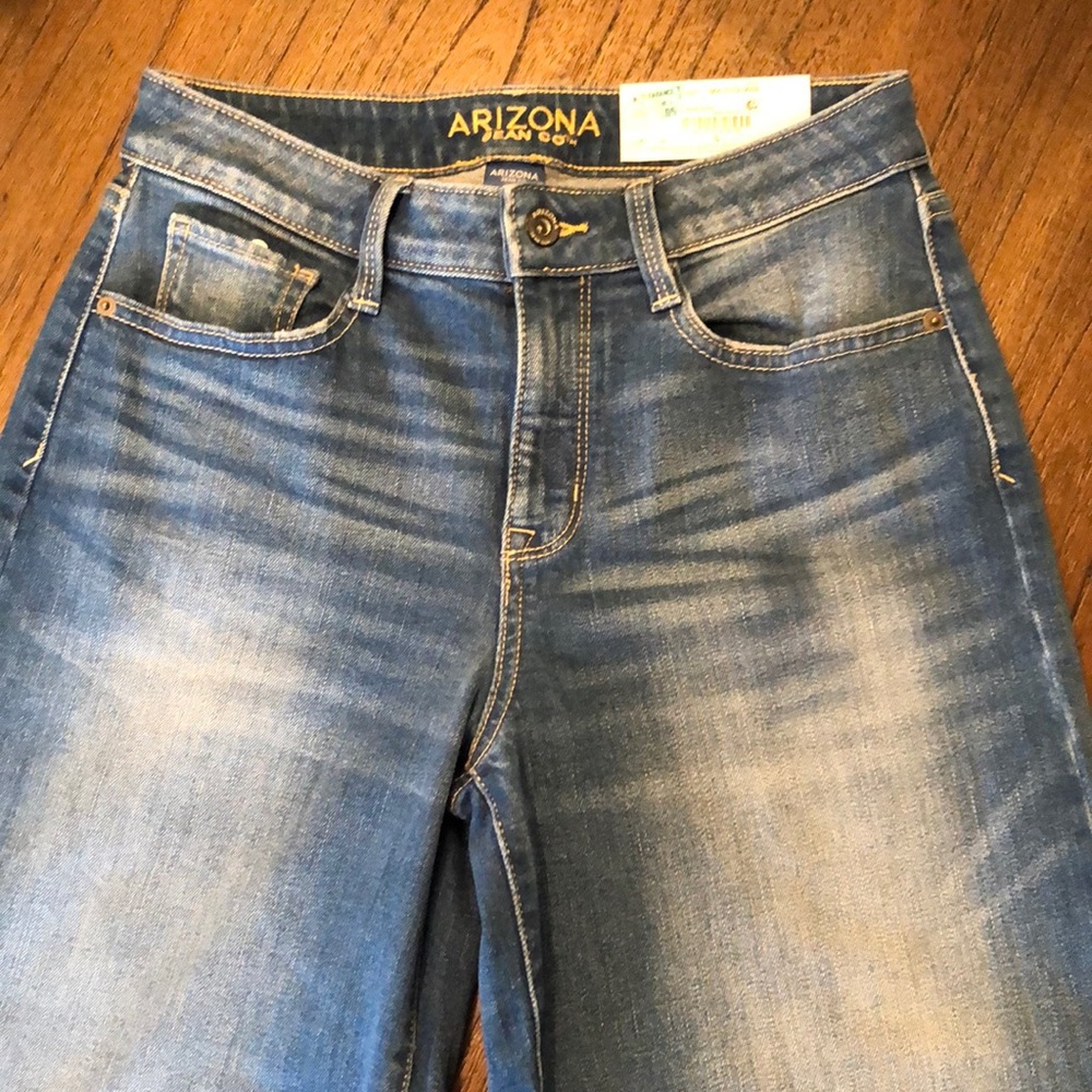High rise wide leg crop jeans by Arizona/size 9 - Picture 4 of 6
